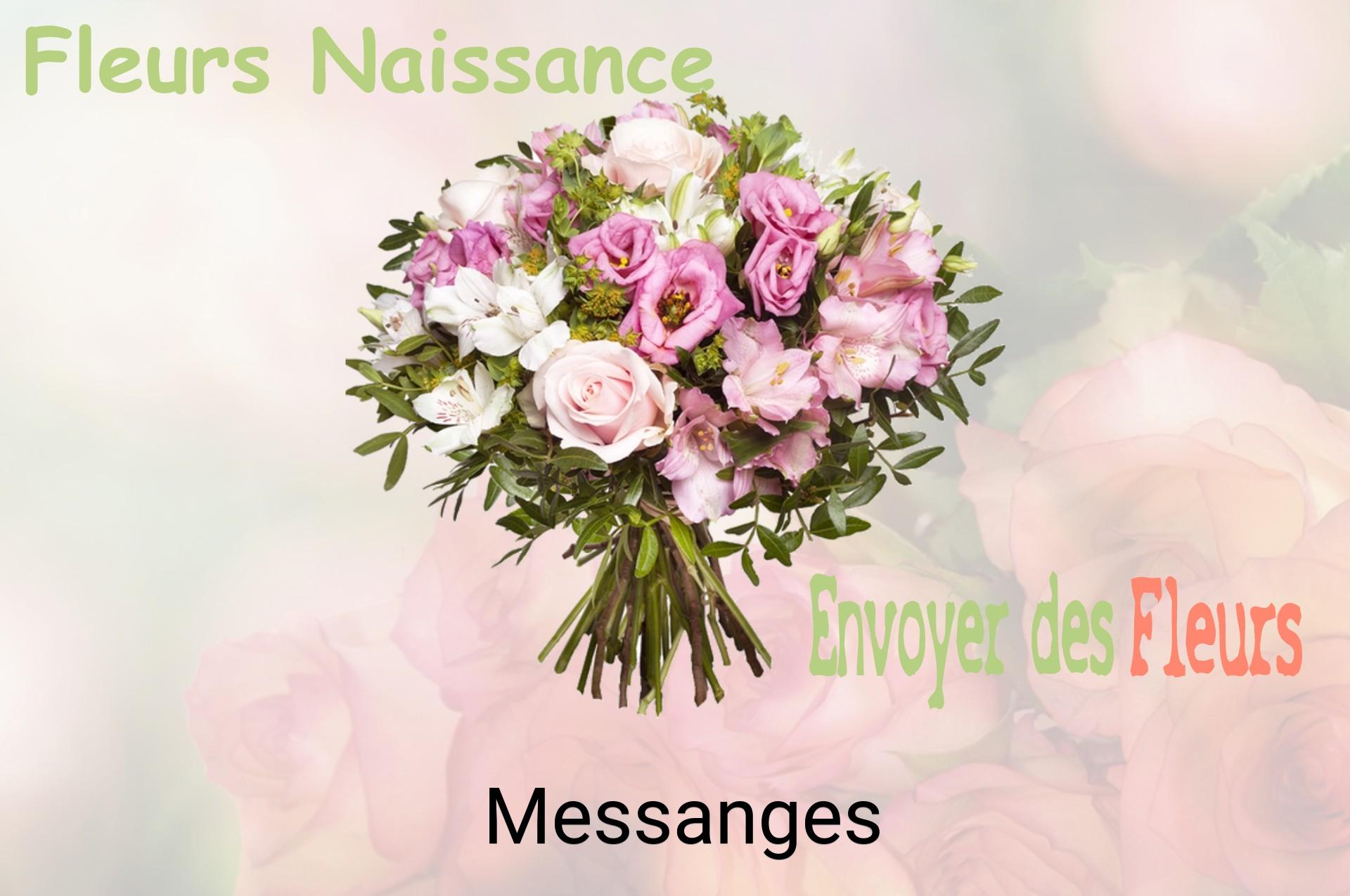 Bouquet de fleurs de naissance livré à Messanges